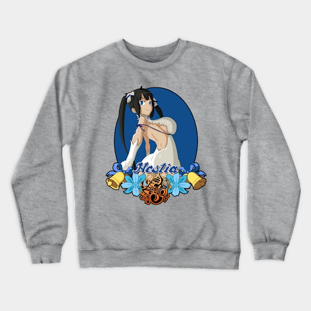 Goddess Hestia Crewneck Sweatshirt by jRoKk17